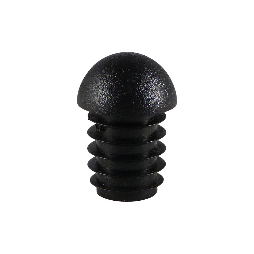 Verpas - Gleiter für runde 35mm schwarz mit Rohre Kugelkopf