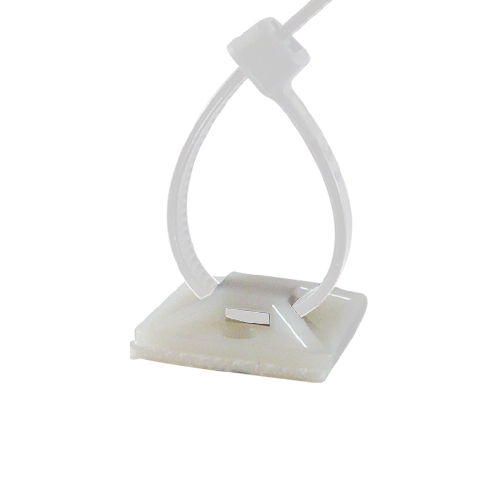 Kabelbinder Halterungen mit Schrauben Dünnen Zip Krawatte Basen für Draht  Management Anker zu Wand Schreibtisch Basebord